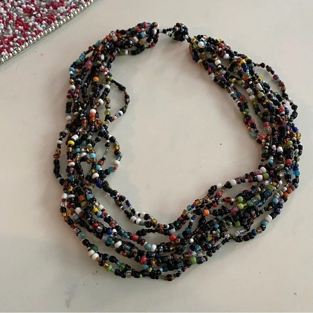 Multicolored Chunky beaded necklace